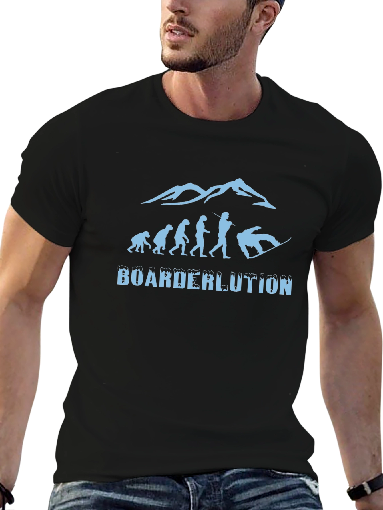 Boarderlution Evolution Snowboard T-Shirt