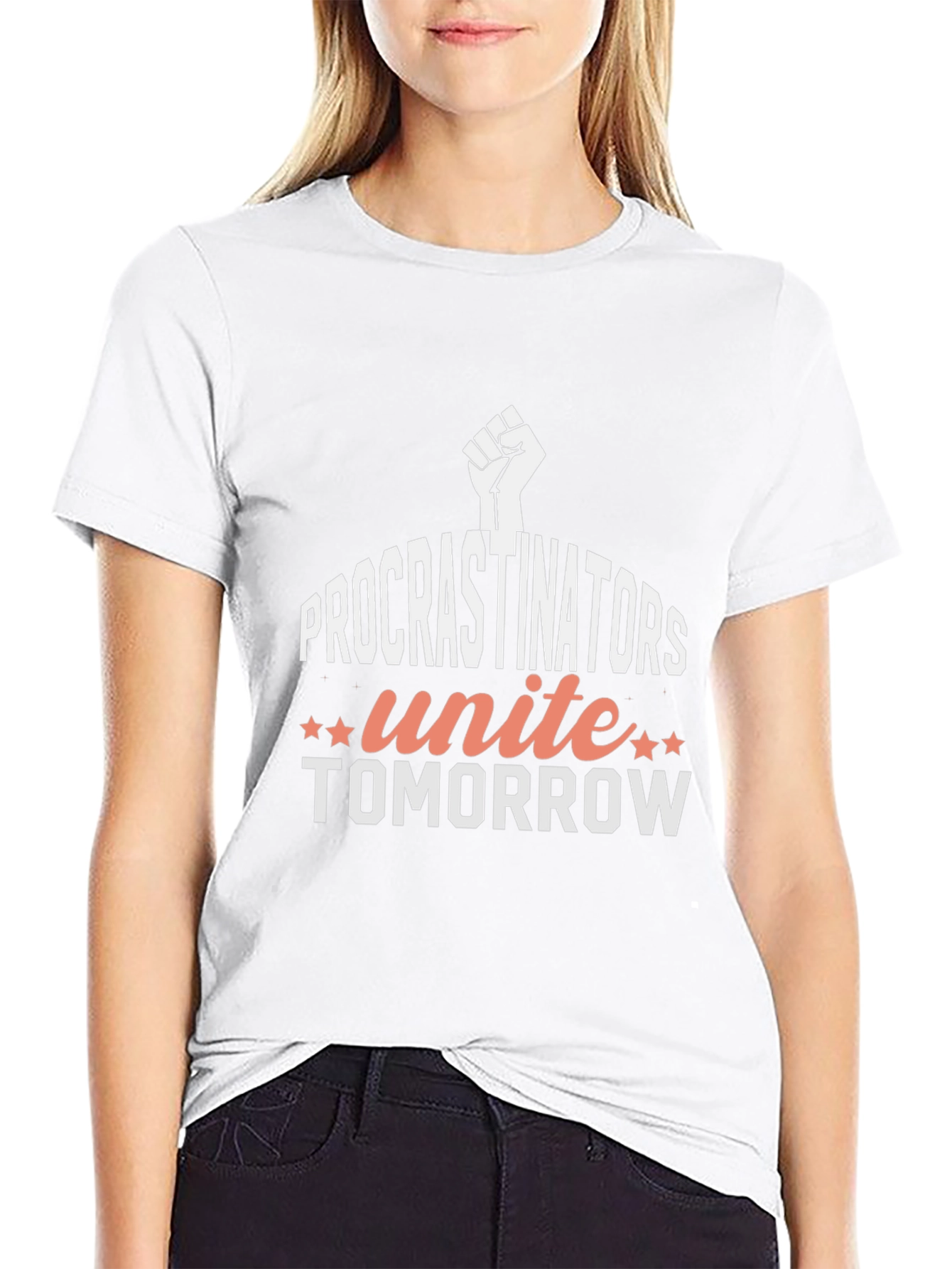 Procrastinators Unite Tomorrow Graphic T-Shirt