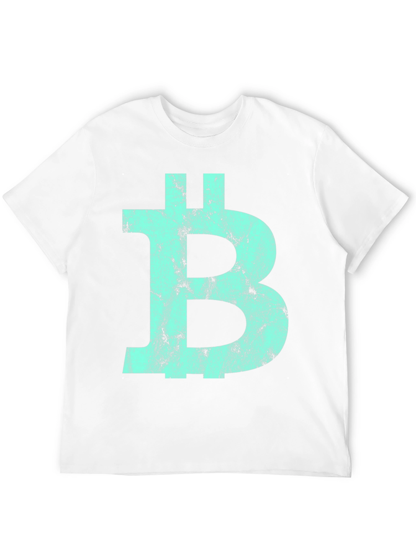 Bitcoin Distressed Logo Graphic Tee