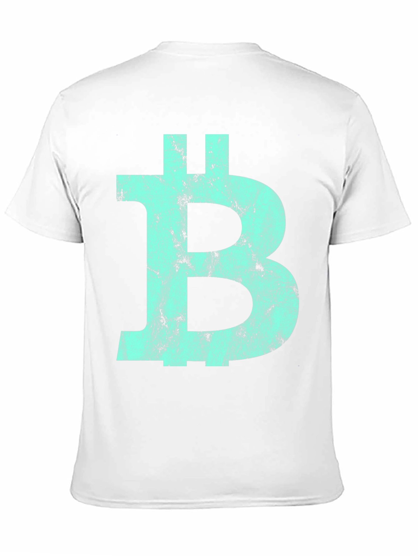 Bitcoin Distressed Logo Graphic Tee