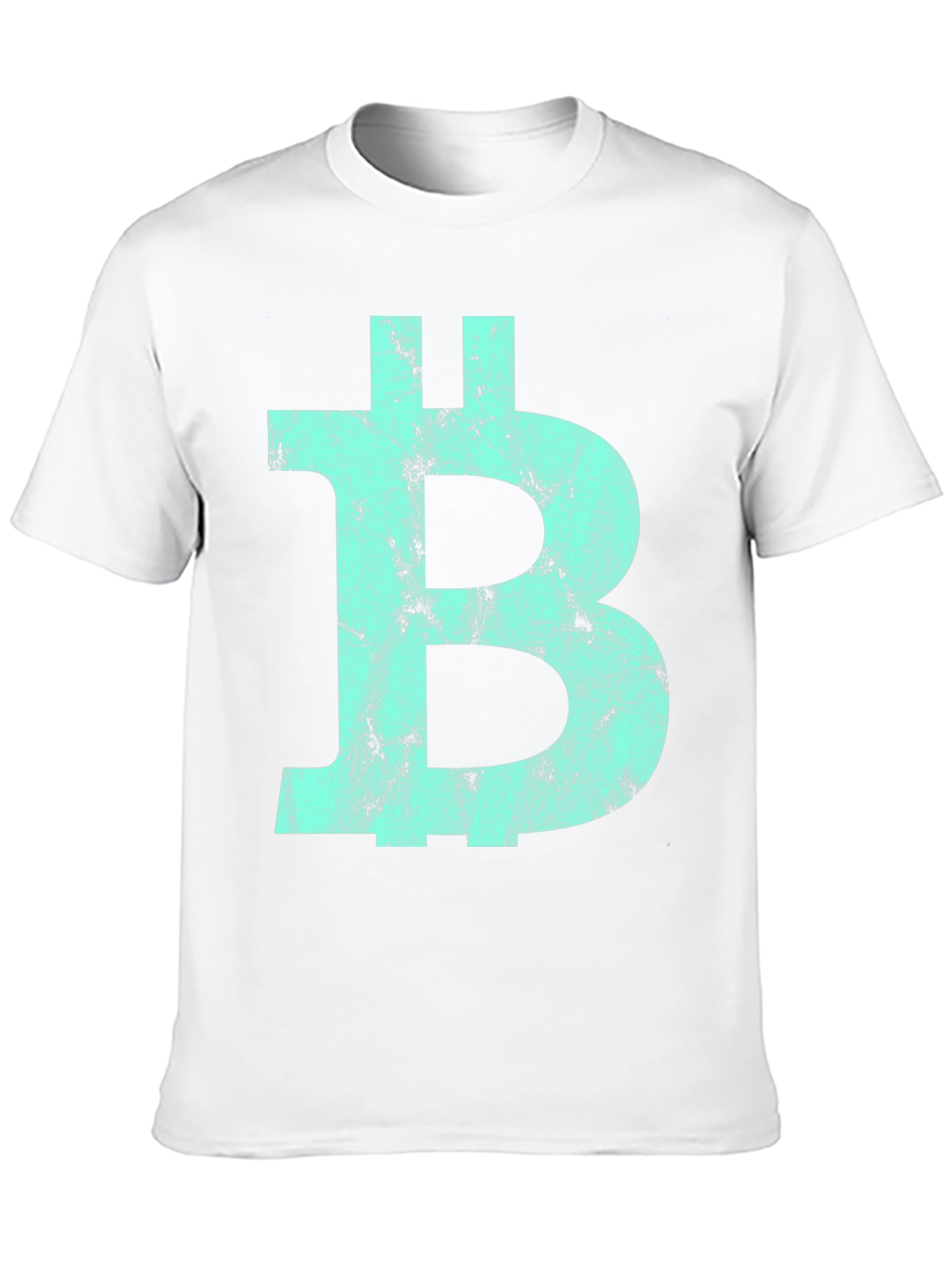 Bitcoin Distressed Logo Graphic Tee