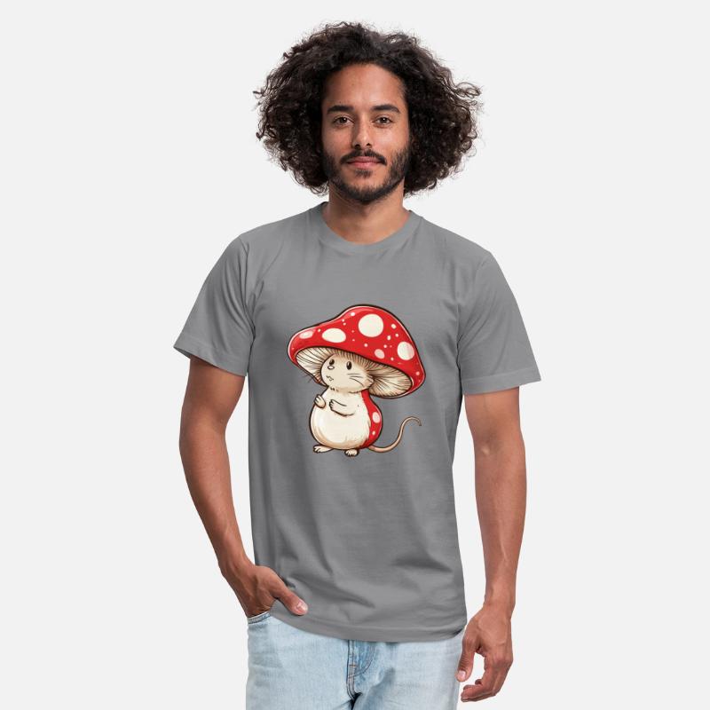 Mushroom Mouse Funny Animal And Mushroom