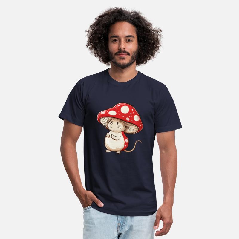 Mushroom Mouse Funny Animal And Mushroom