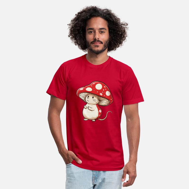 Mushroom Mouse Funny Animal And Mushroom