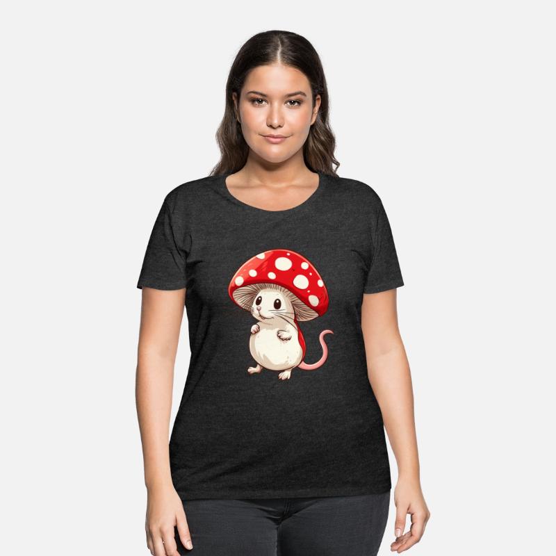 Mushroom Mouse Funny Animal And Mushroom