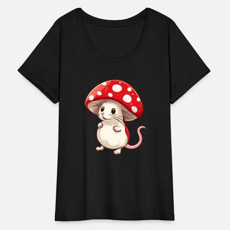 Mushroom Mouse Funny Animal And Mushroom