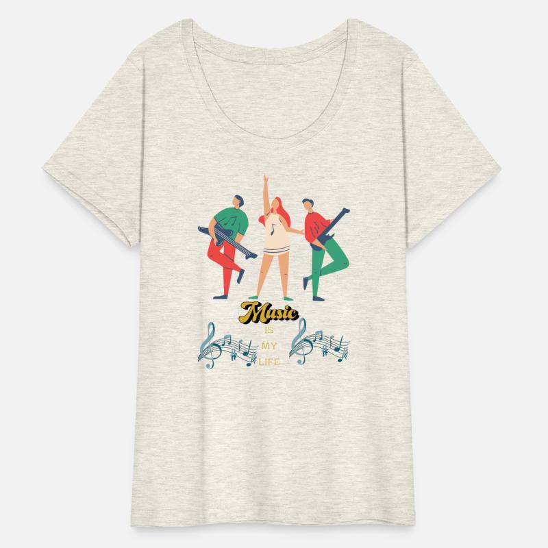Music Is Life T Shirt