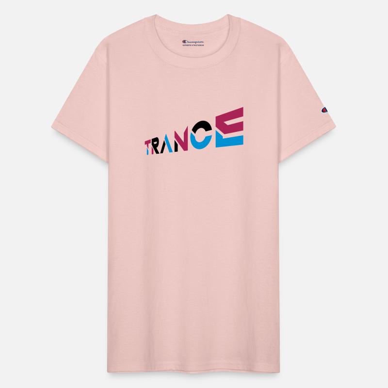 music trance lettering design