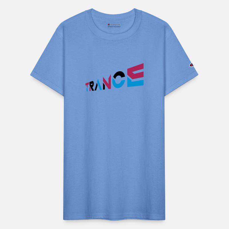 music trance lettering design