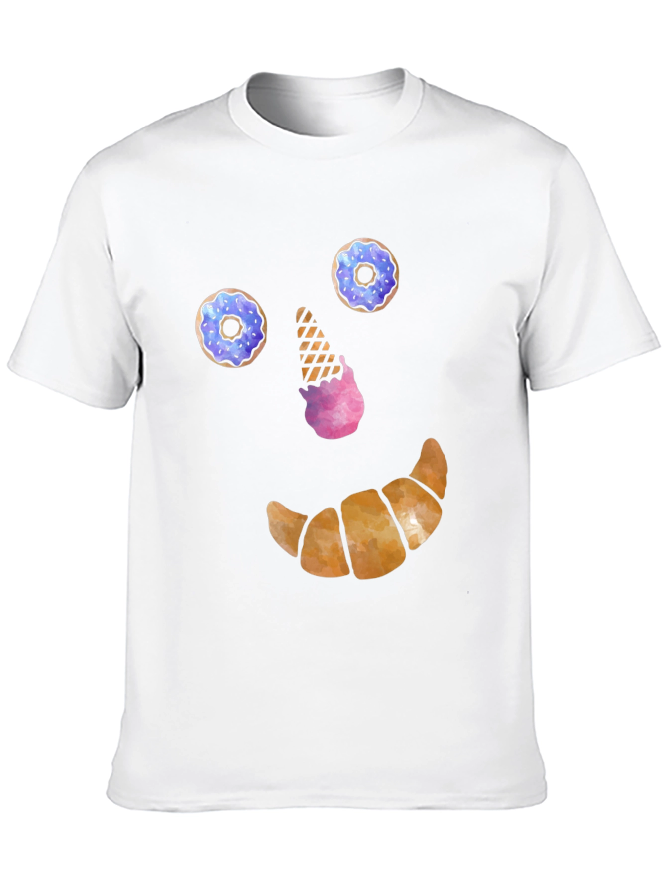 Funny Dessert Face T-Shirt