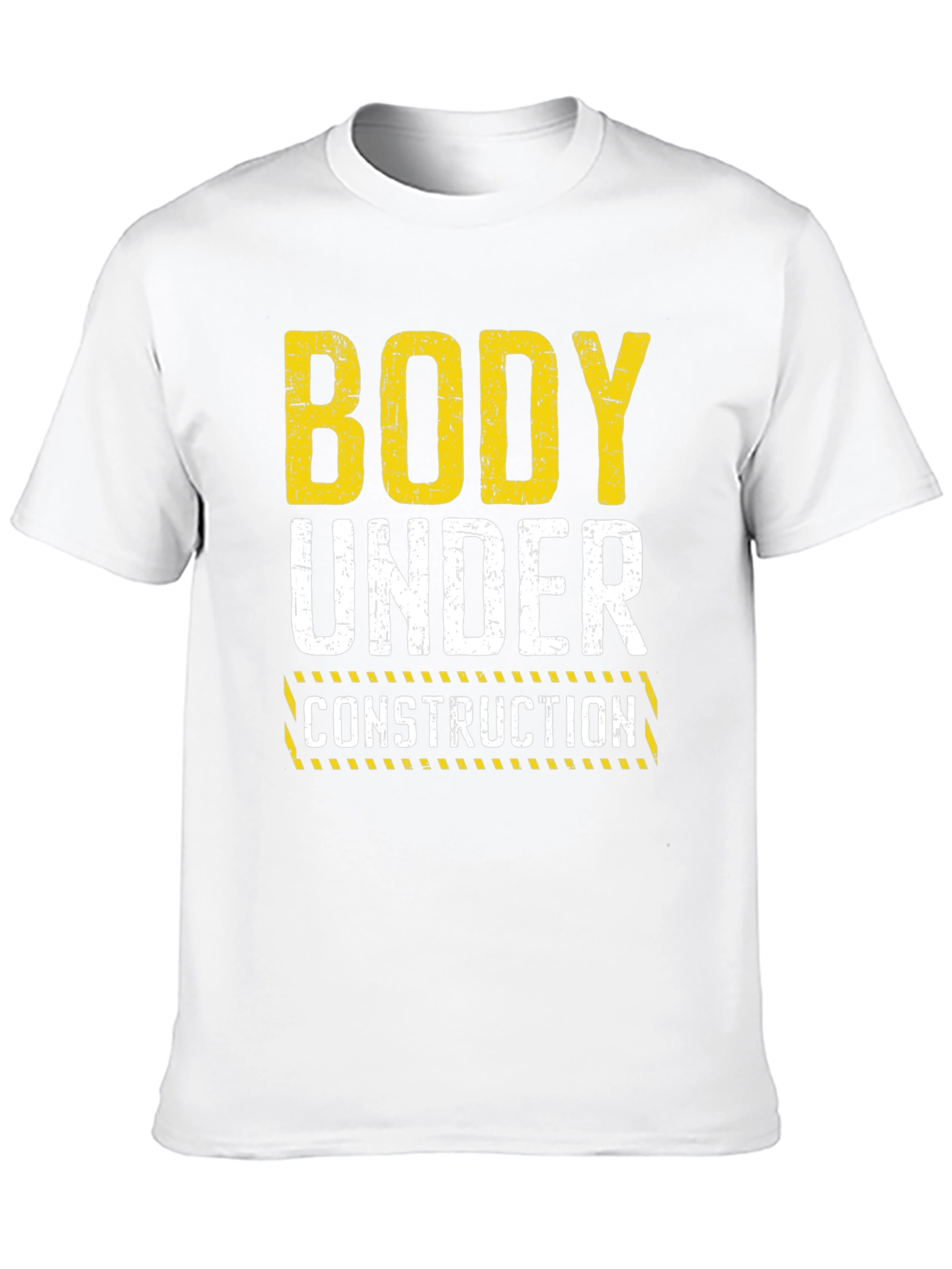 Body Under Construction Graphic T-Shirt - Black