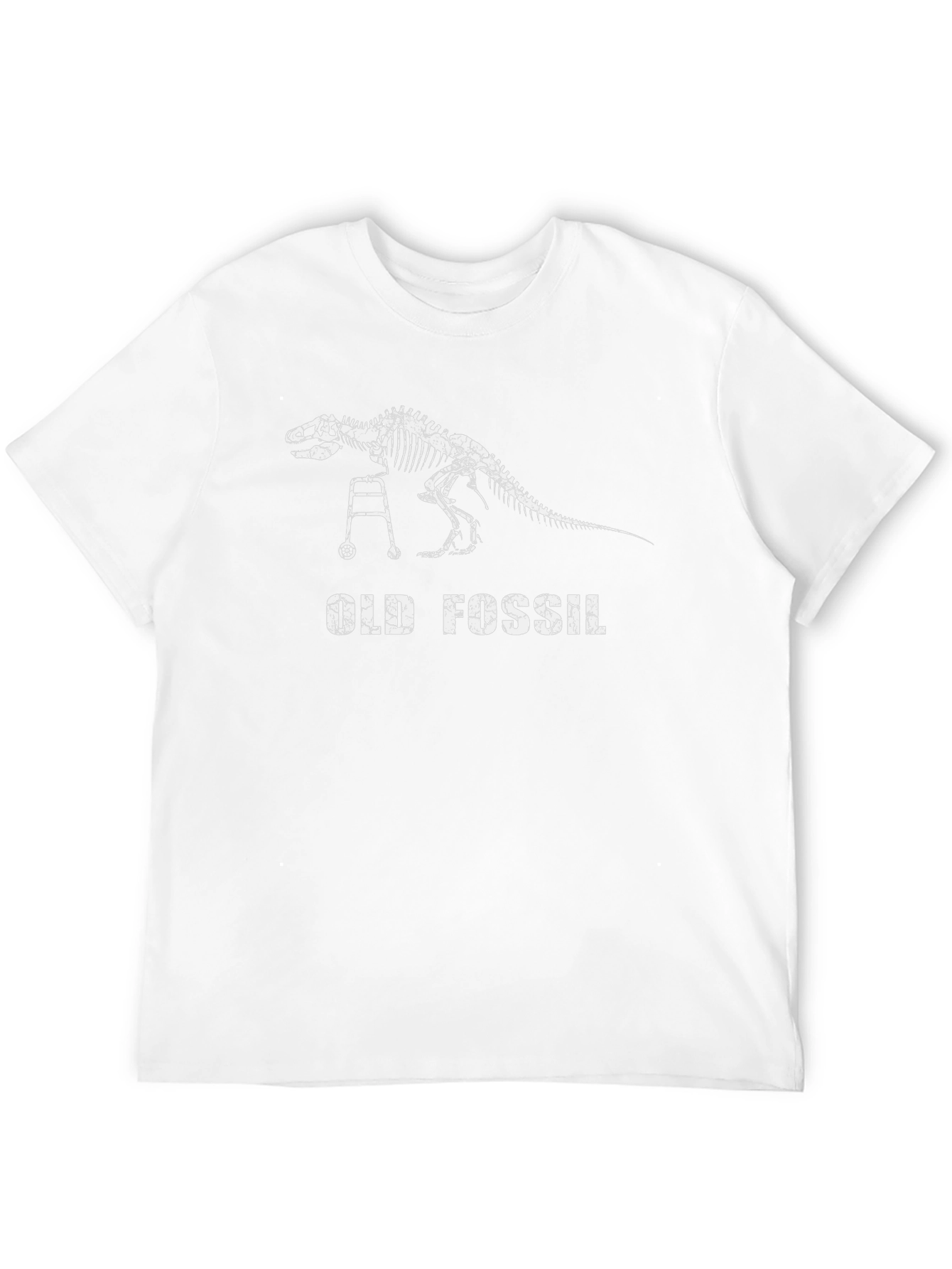 Old Fossil Dinosaur Skeleton Humor T-Shirt