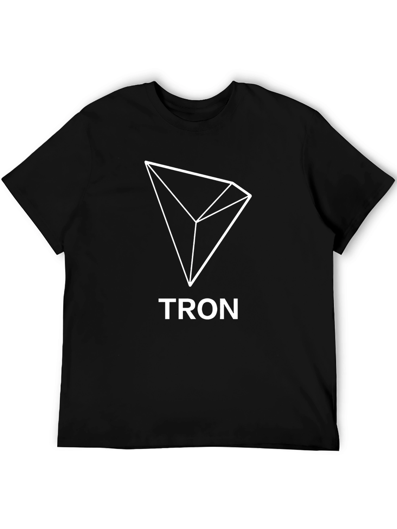 Tron Crypto T-Shirt - Stylish Geometric Design