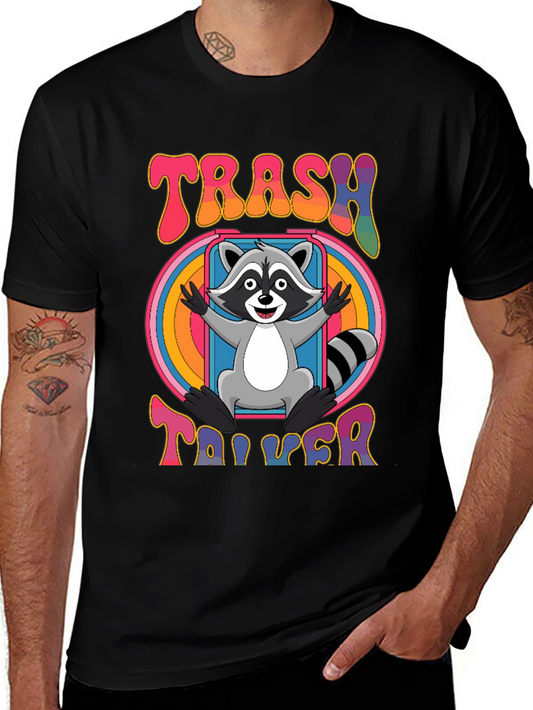 Trash Talker Raccoon Graphic Tee