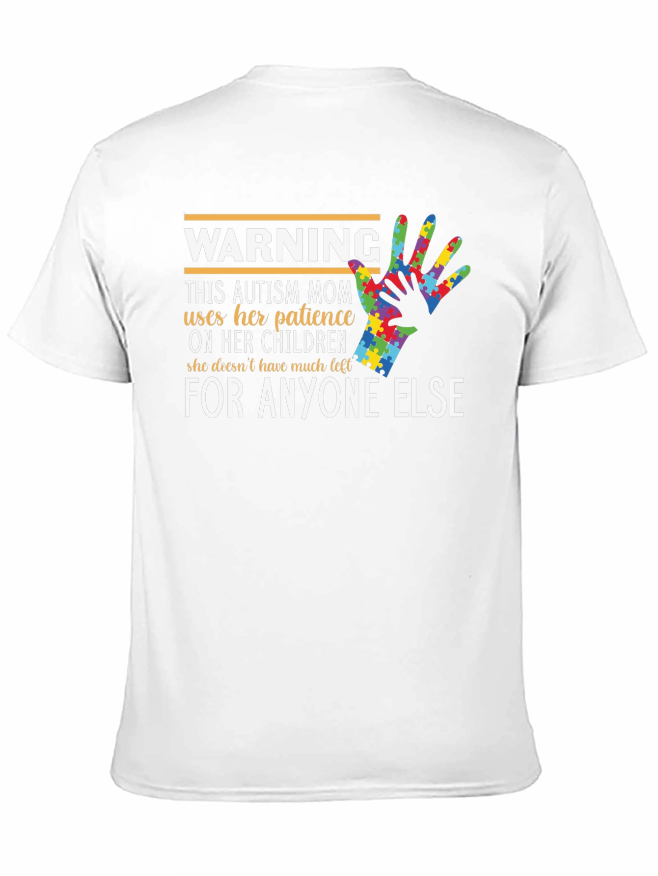 Autism Mom Warning T-Shirt