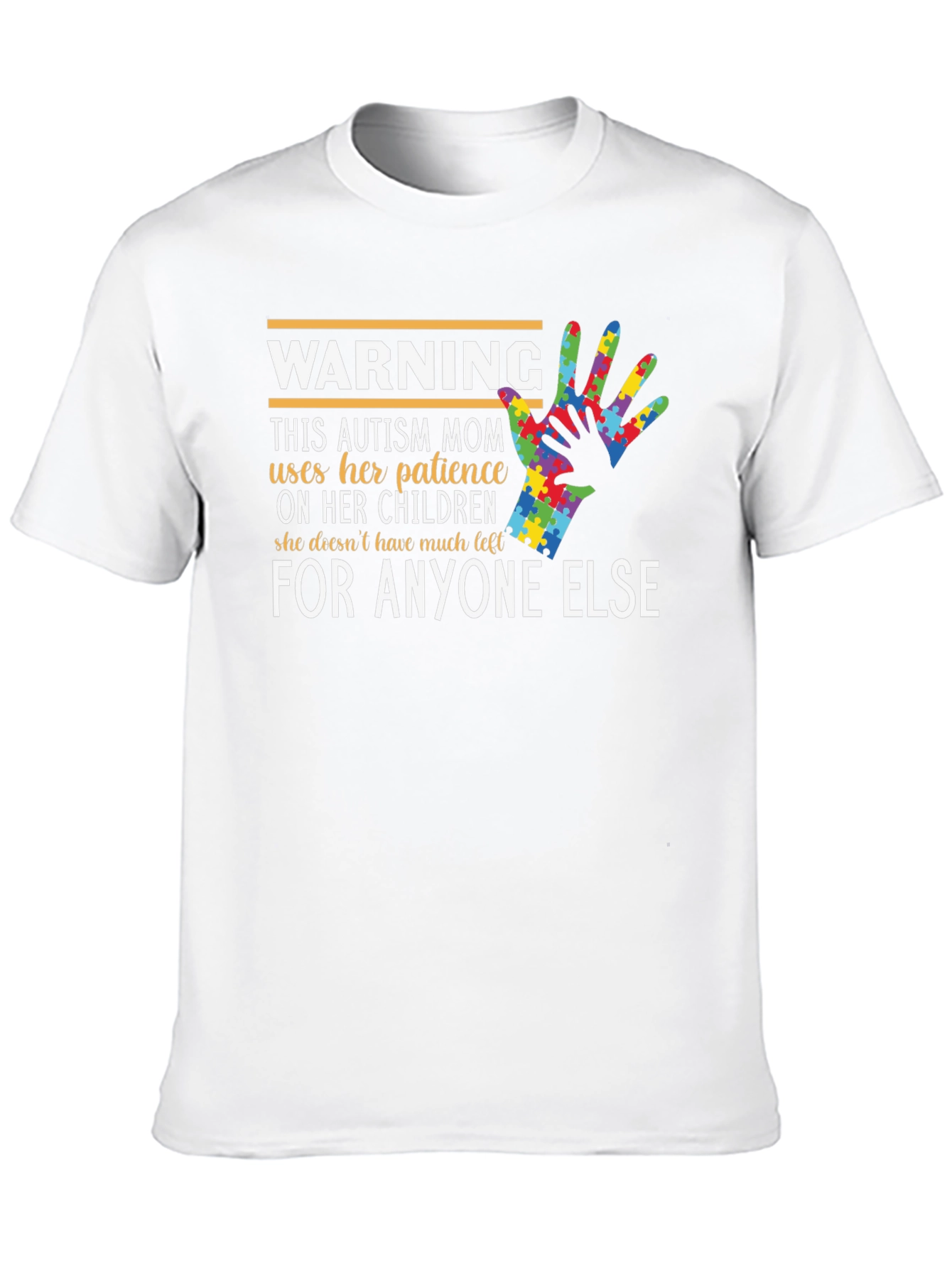 Autism Mom Warning T-Shirt