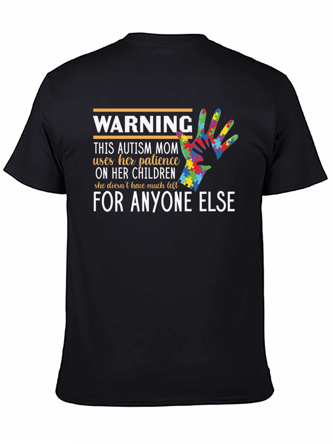 Autism Mom Warning T-Shirt