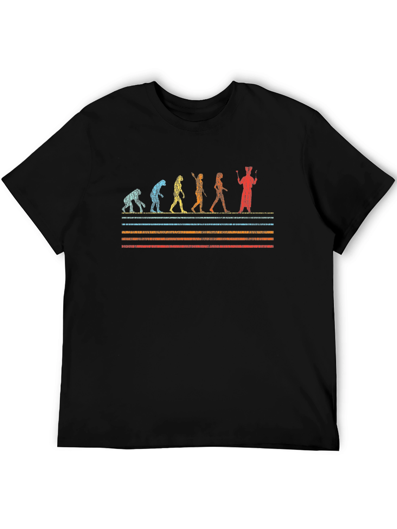 Evolution of Juggling Black T-Shirt