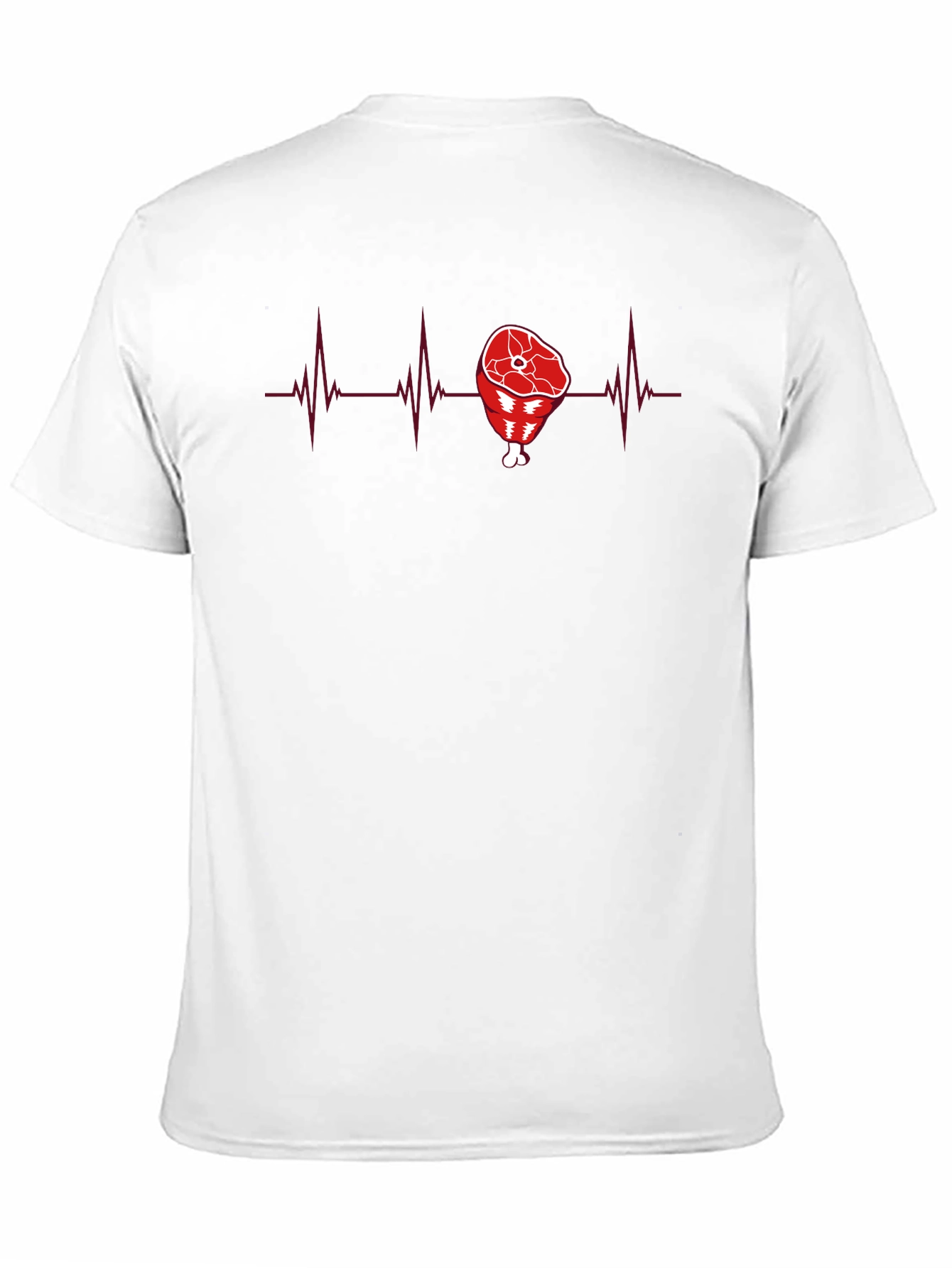 Meat Lover Heartbeat T-Shirt - Funny Graphic Tee