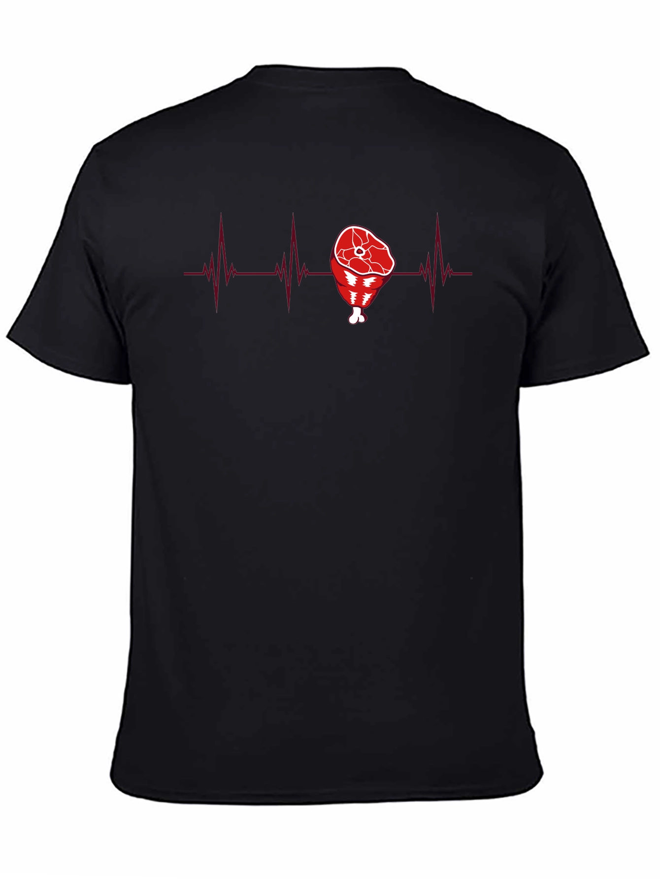 Meat Lover Heartbeat T-Shirt - Funny Graphic Tee