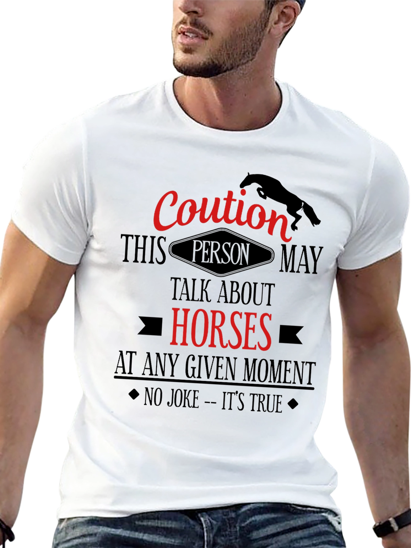 Caution Horse Lover T-Shirt
