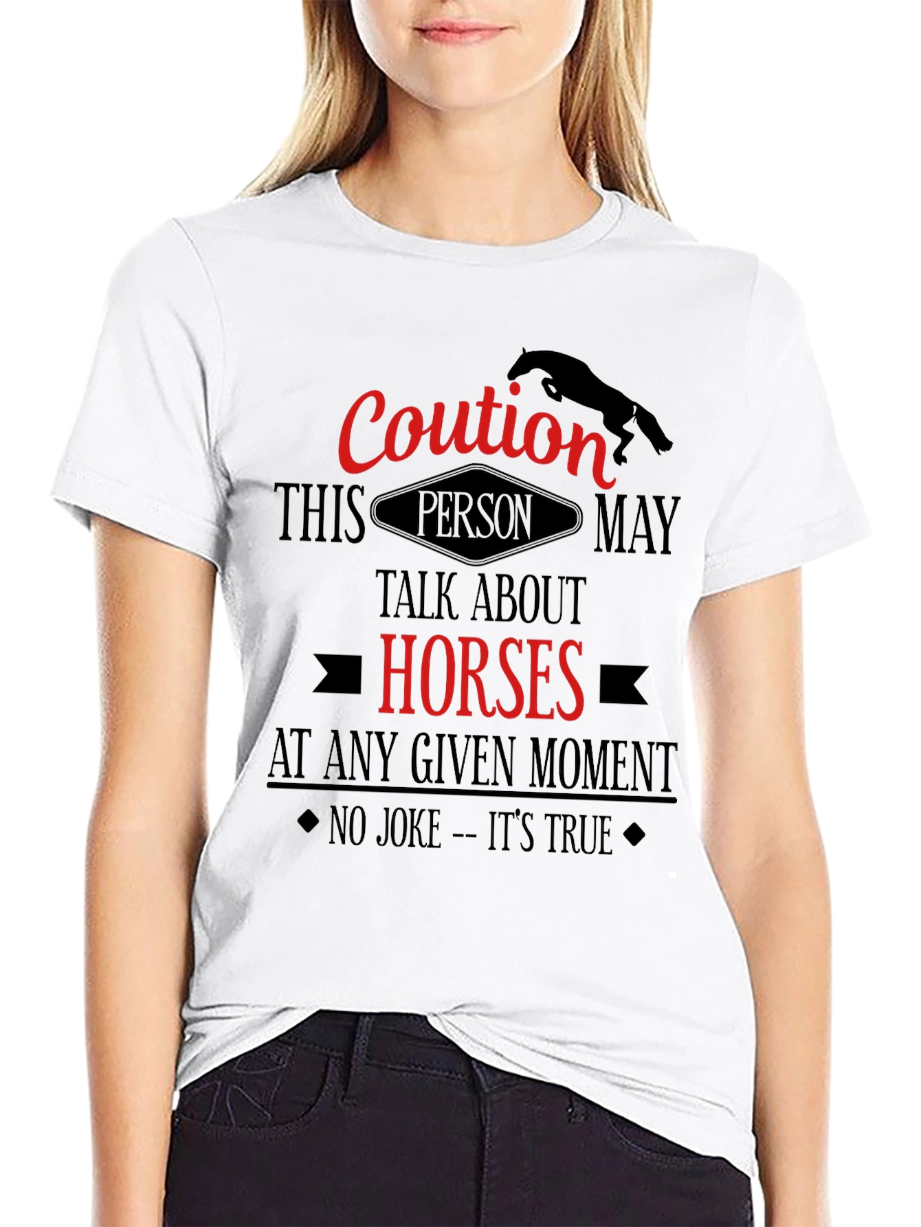 Caution Horse Lover T-Shirt