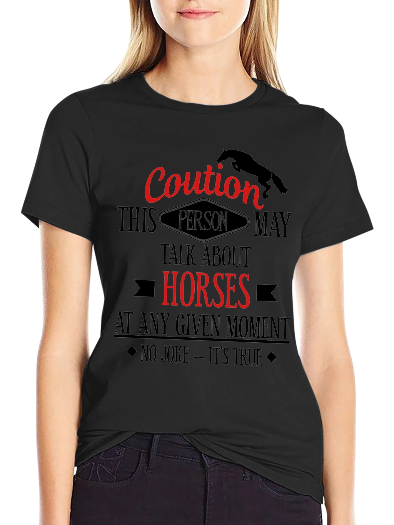 Caution Horse Lover T-Shirt