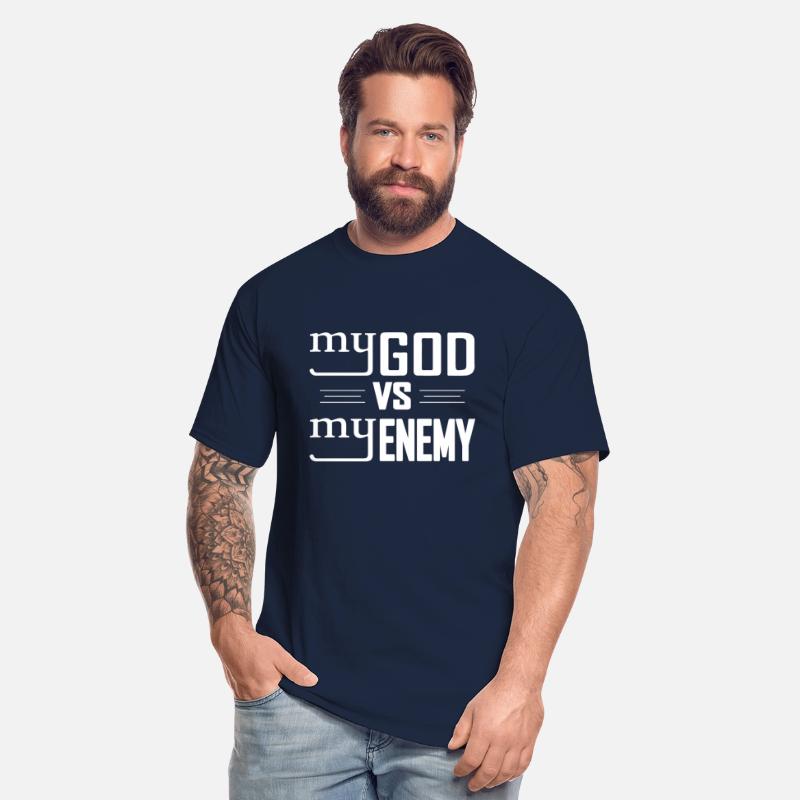 My GOD vs My Enemies Inspirational gifts T Shirt