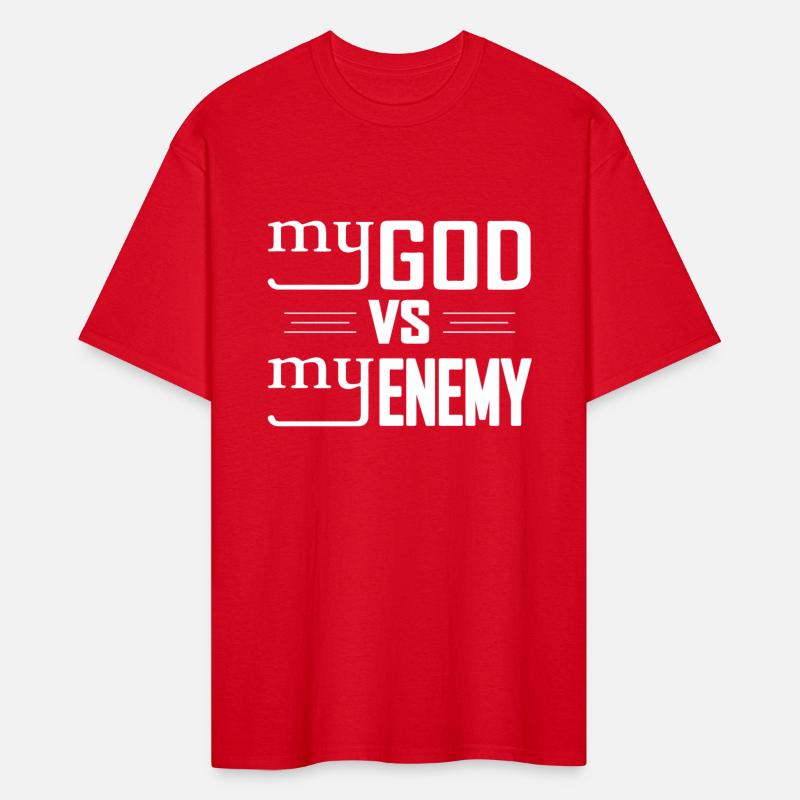 My GOD vs My Enemies Inspirational gifts T Shirt