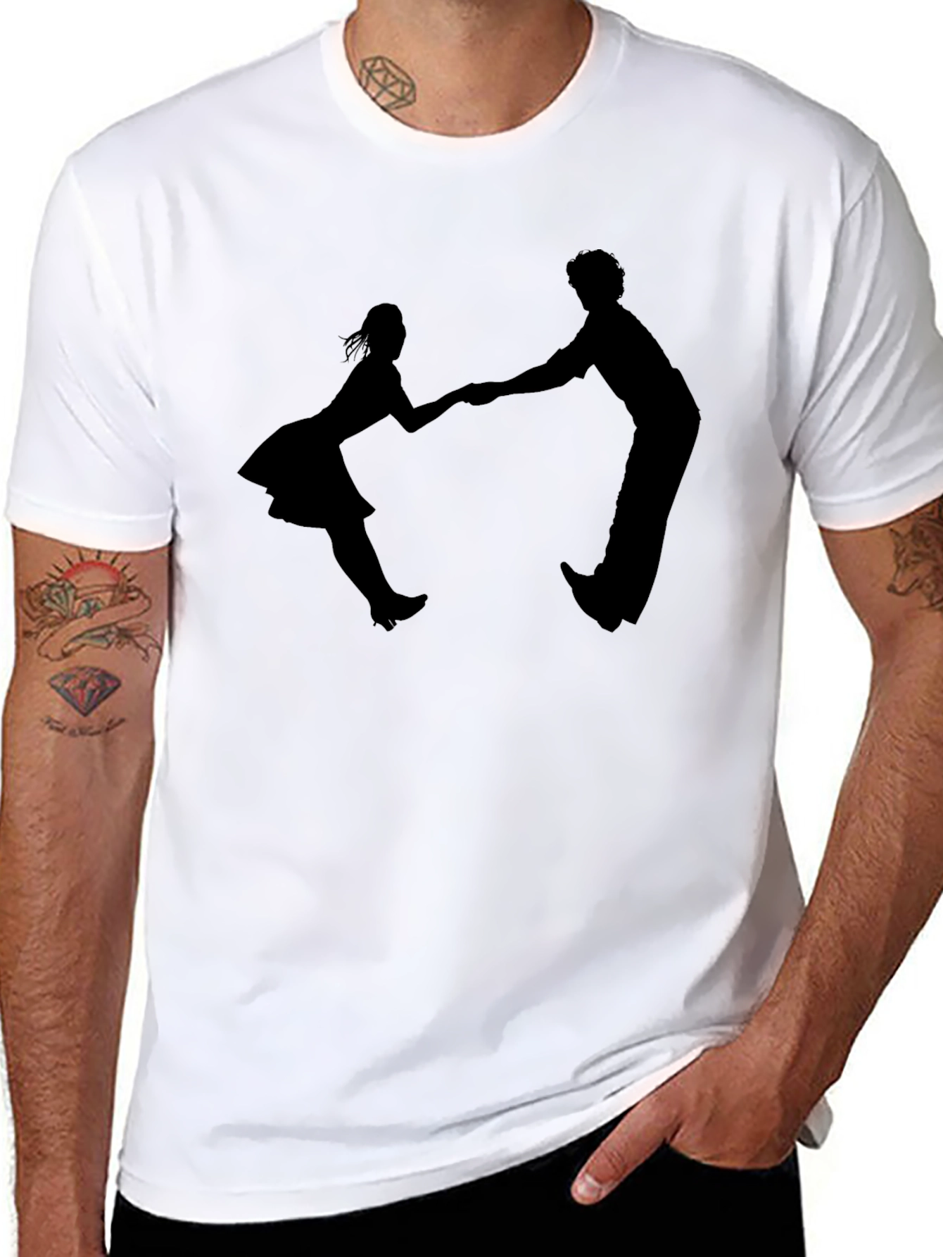 Swing Dance Graphic Tee - Retro Style