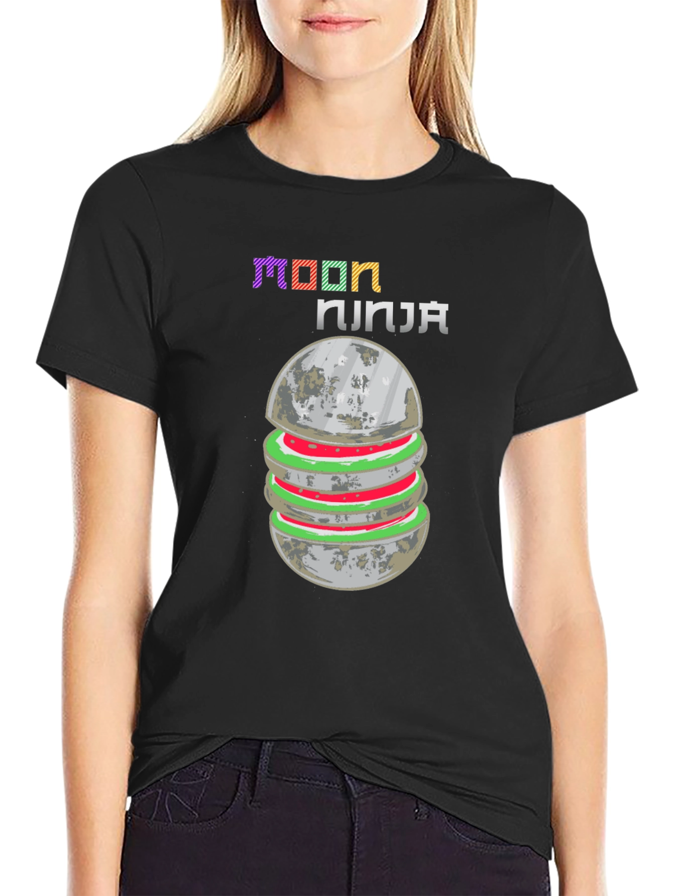 Moon Ninja Graphic T-Shirt