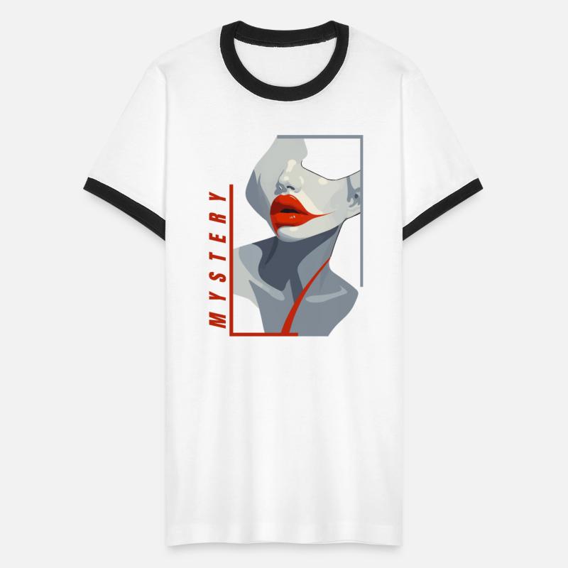 Mysterious Red Lips: Bold and Enigmatic Art