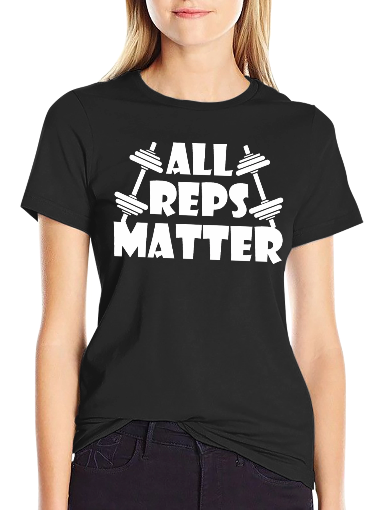 All Reps Matter Graphic T-Shirt Gym Workout Tee