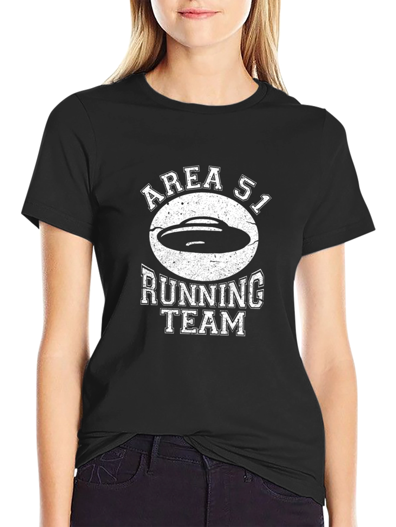 Area 51 Running Team Graphic Tee - Black