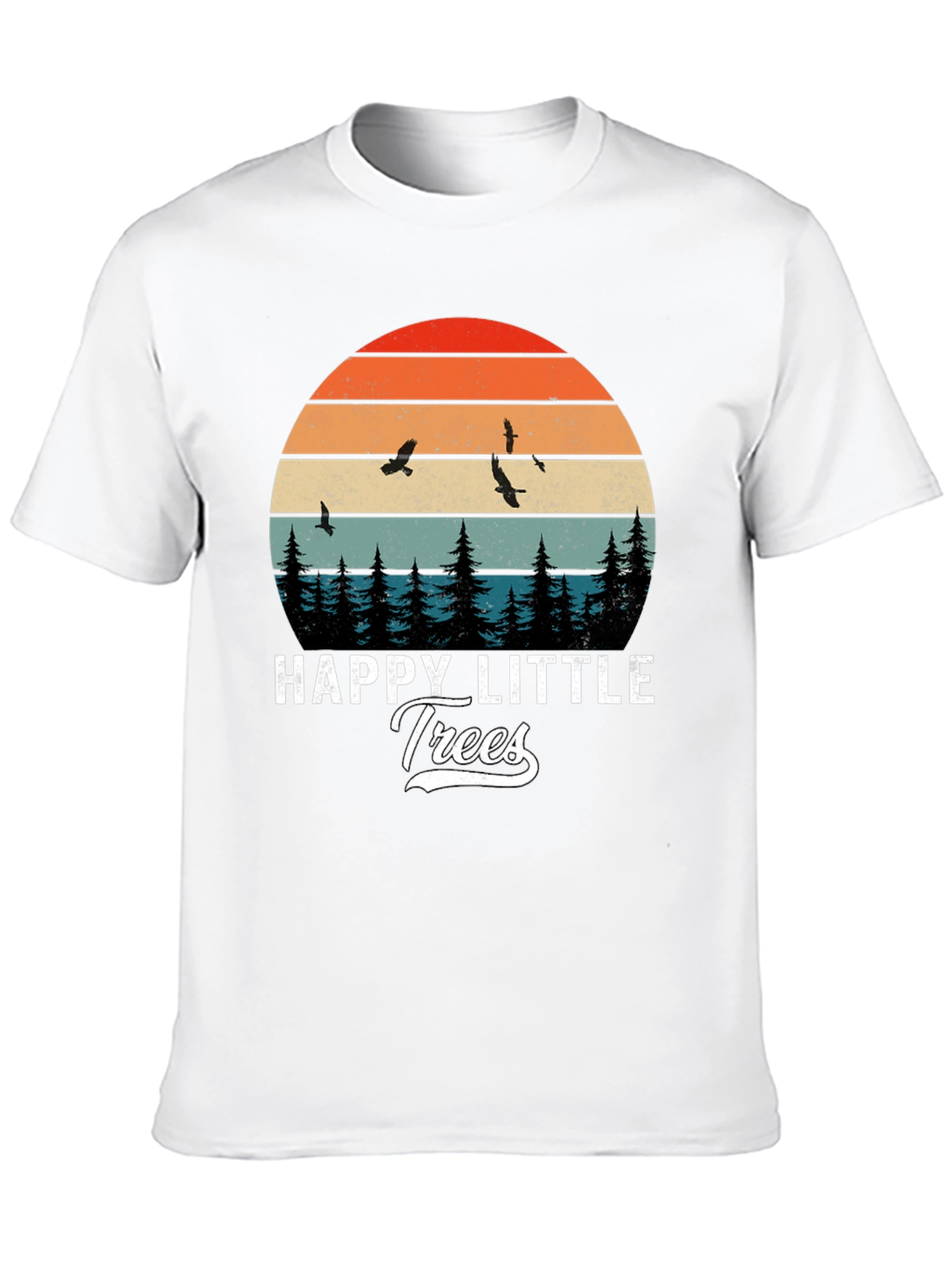 Happy Little Trees Graphic T-Shirt
