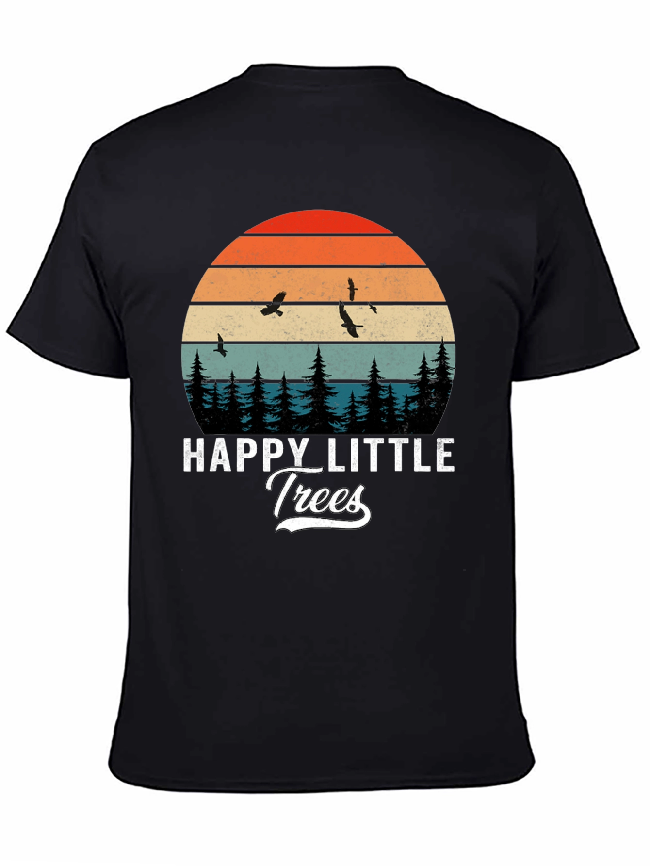 Happy Little Trees Graphic T-Shirt