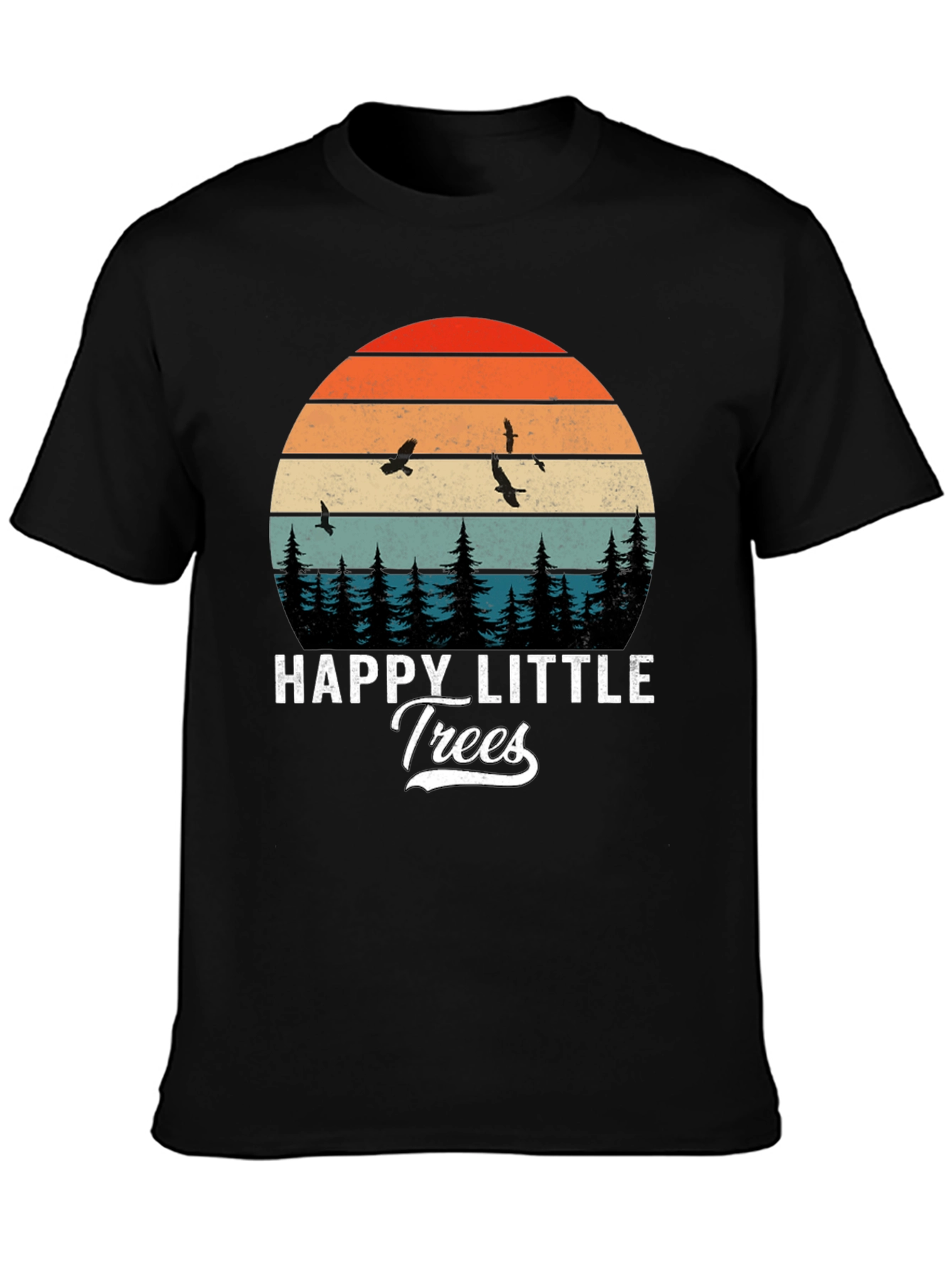 Happy Little Trees Graphic T-Shirt