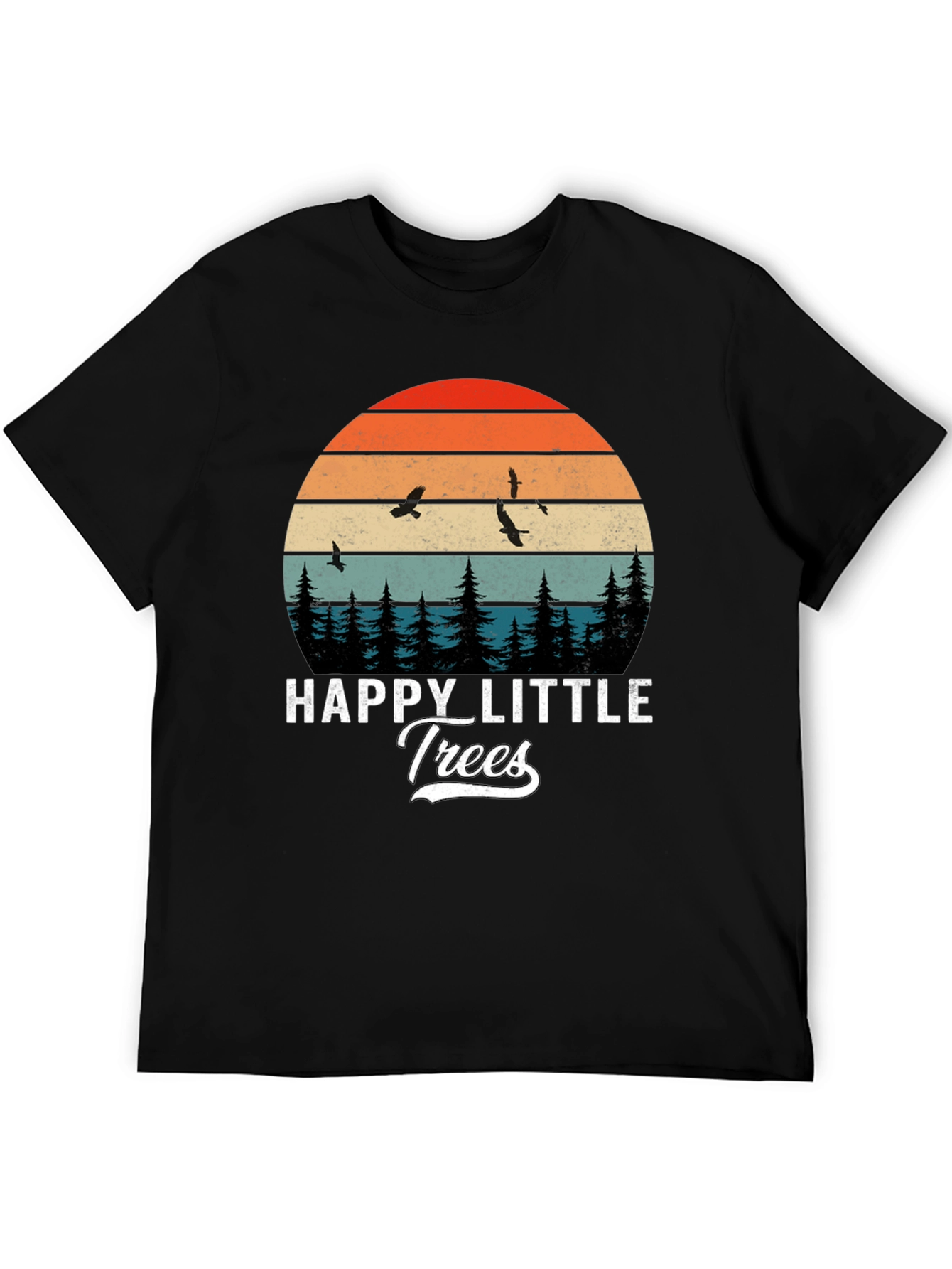 Happy Little Trees Graphic T-Shirt