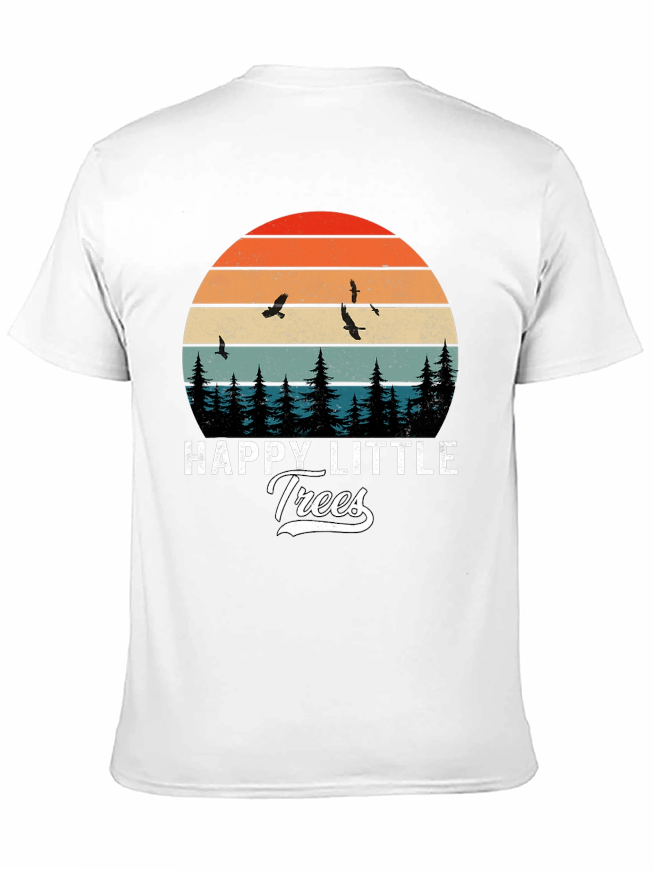 Happy Little Trees Graphic T-Shirt