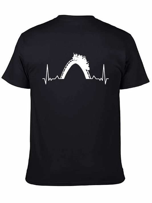 Roller Coaster Heartbeat T-Shirt