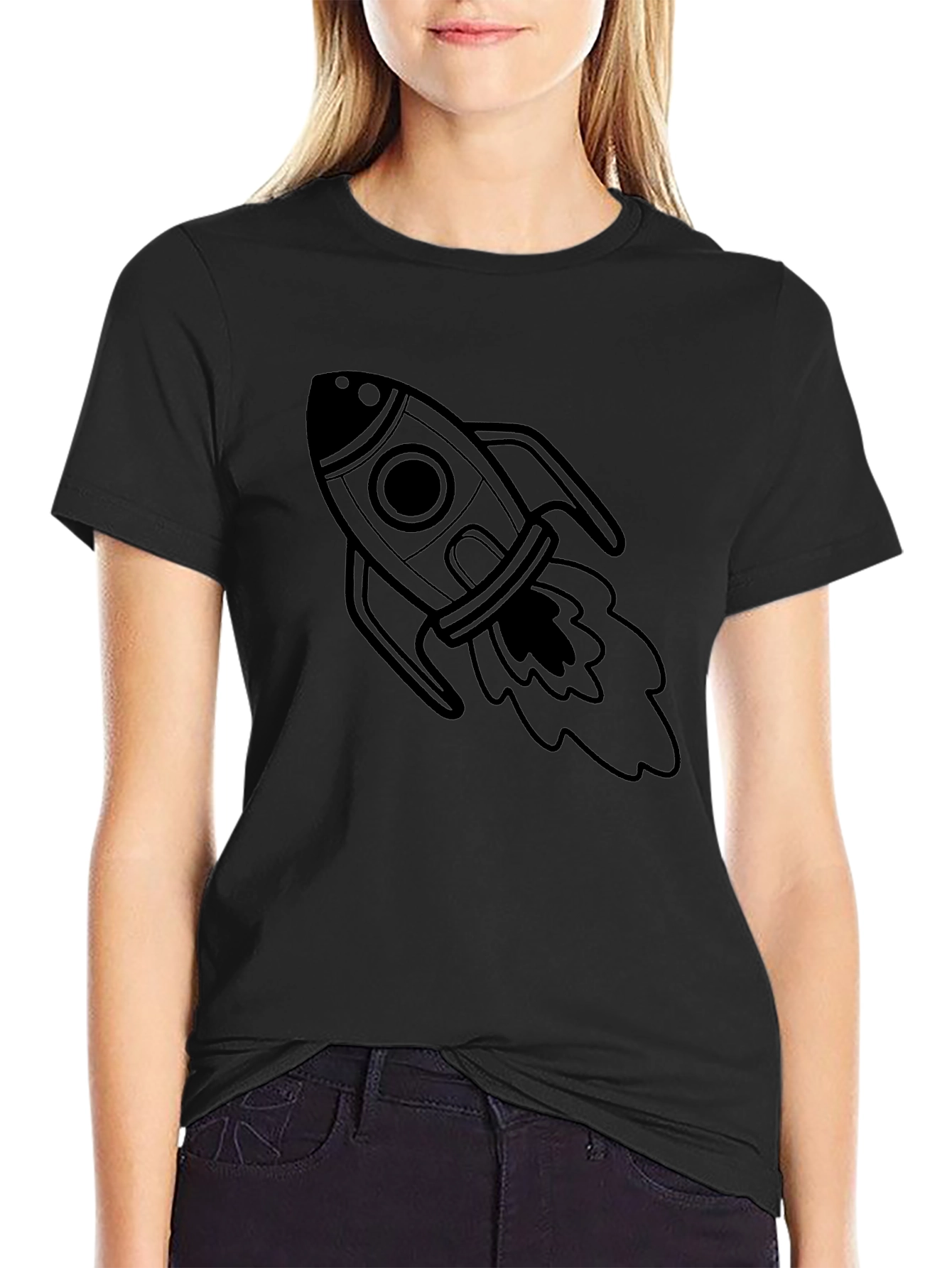 Rocket Graphic Tee - Blast Off in Style