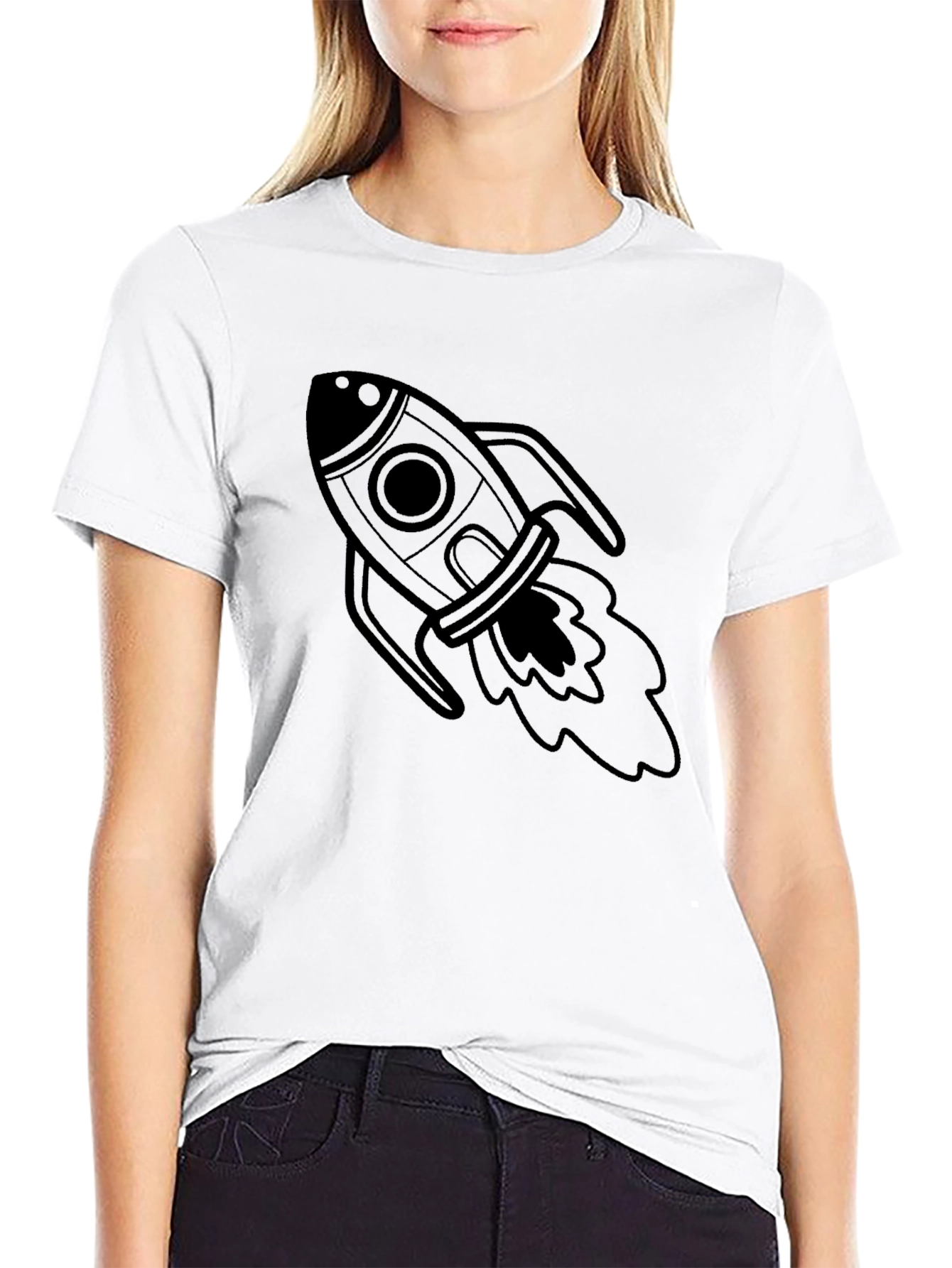 Rocket Graphic Tee - Blast Off in Style