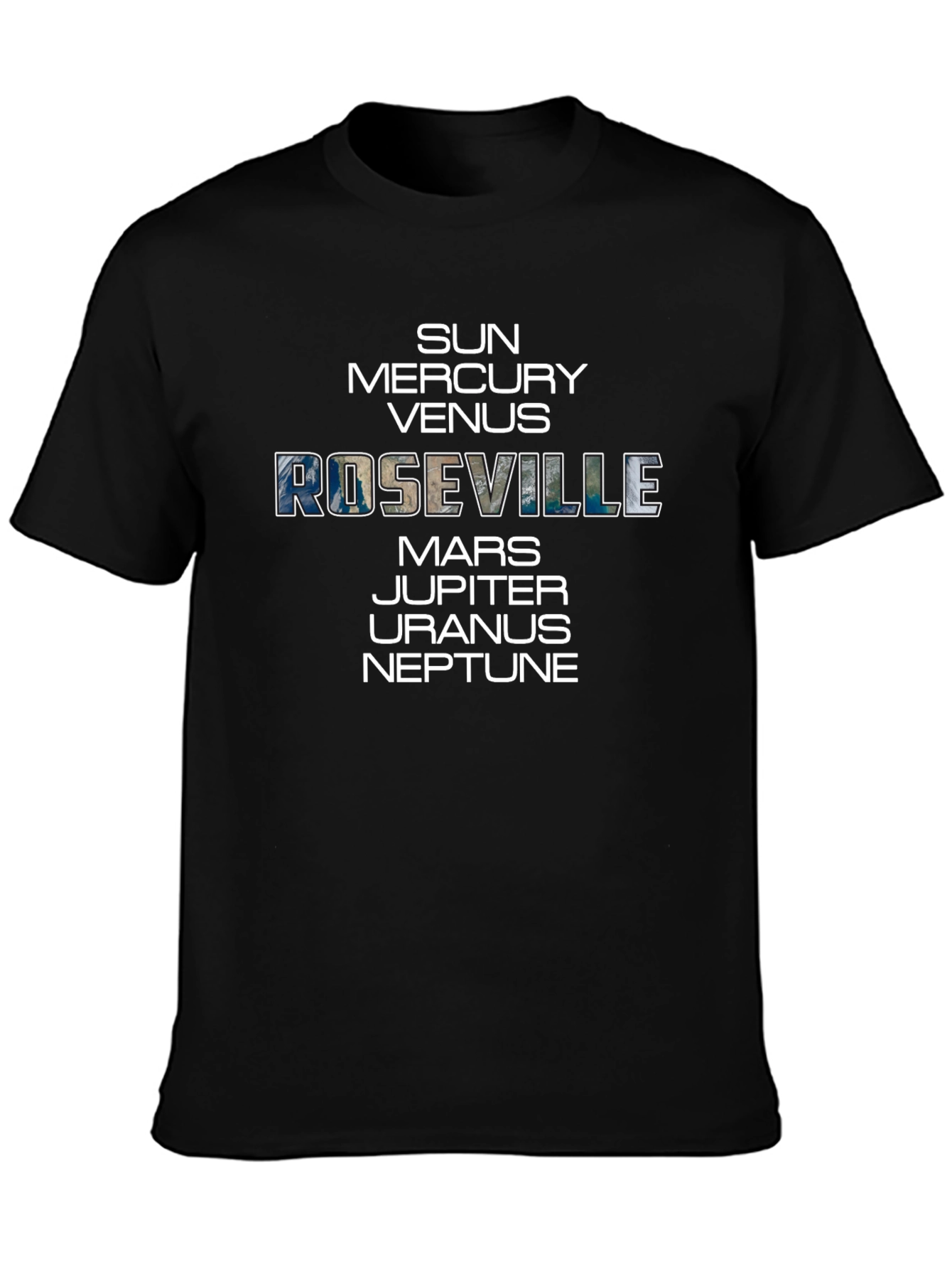 Roseville Planets Graphic T-Shirt