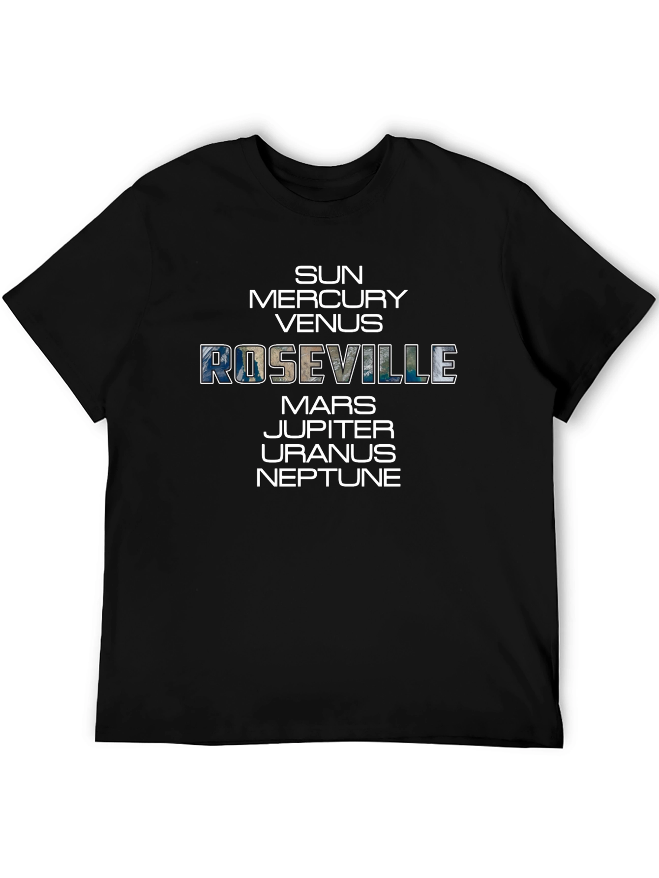Roseville Planets Graphic T-Shirt