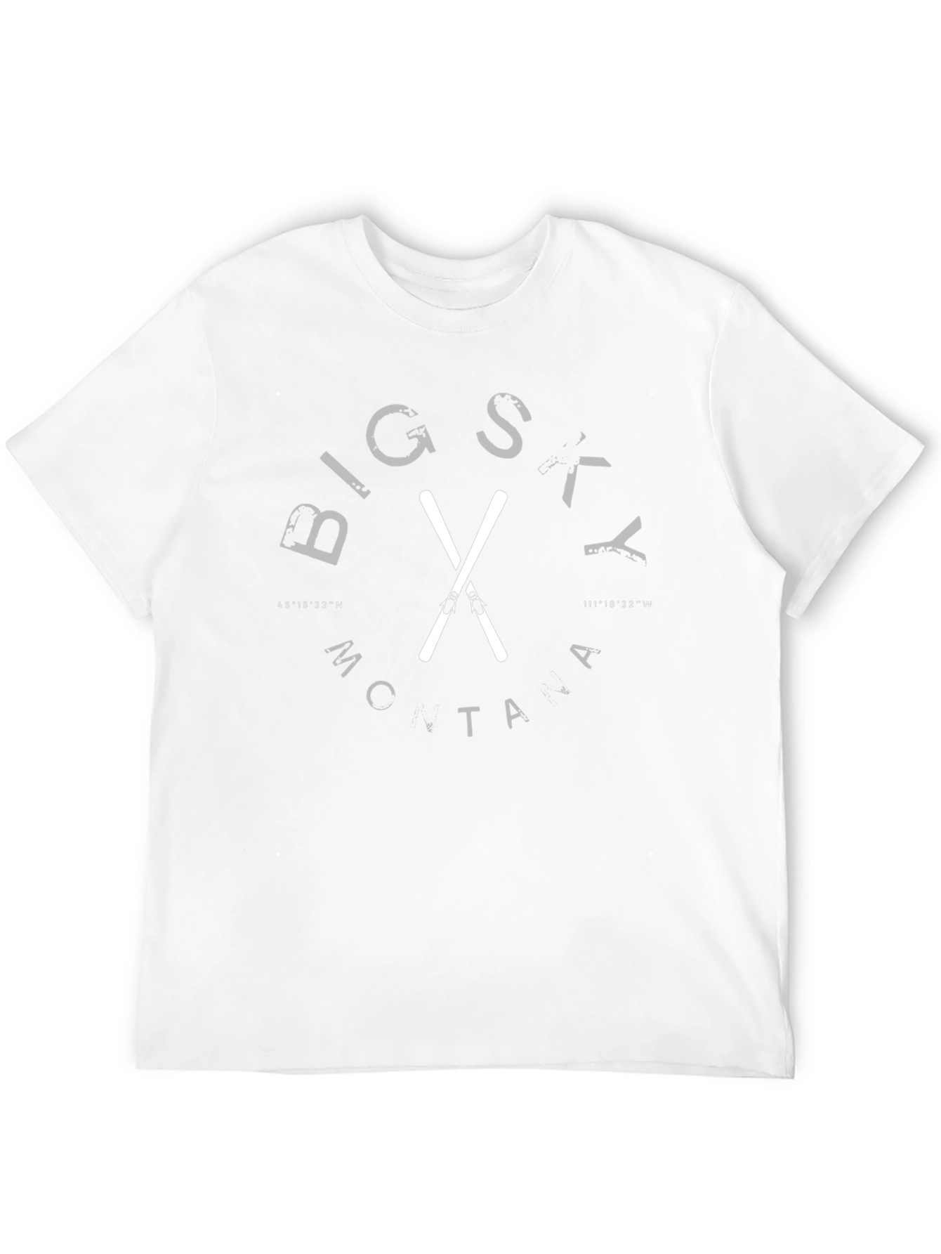 Big Sky Montana Graphic Tee - Mens Black T-Shirt