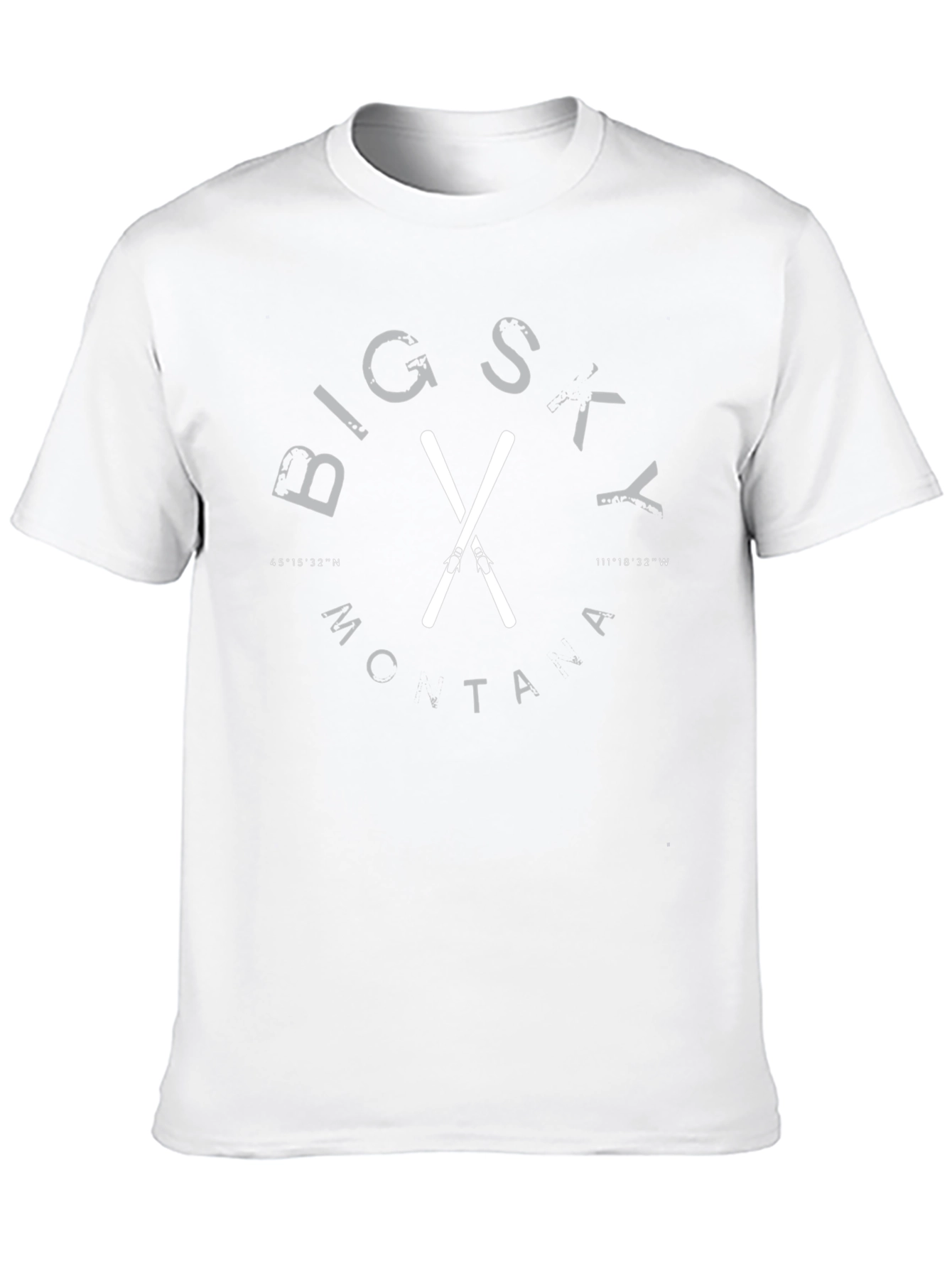 Big Sky Montana Graphic Tee - Mens Black T-Shirt