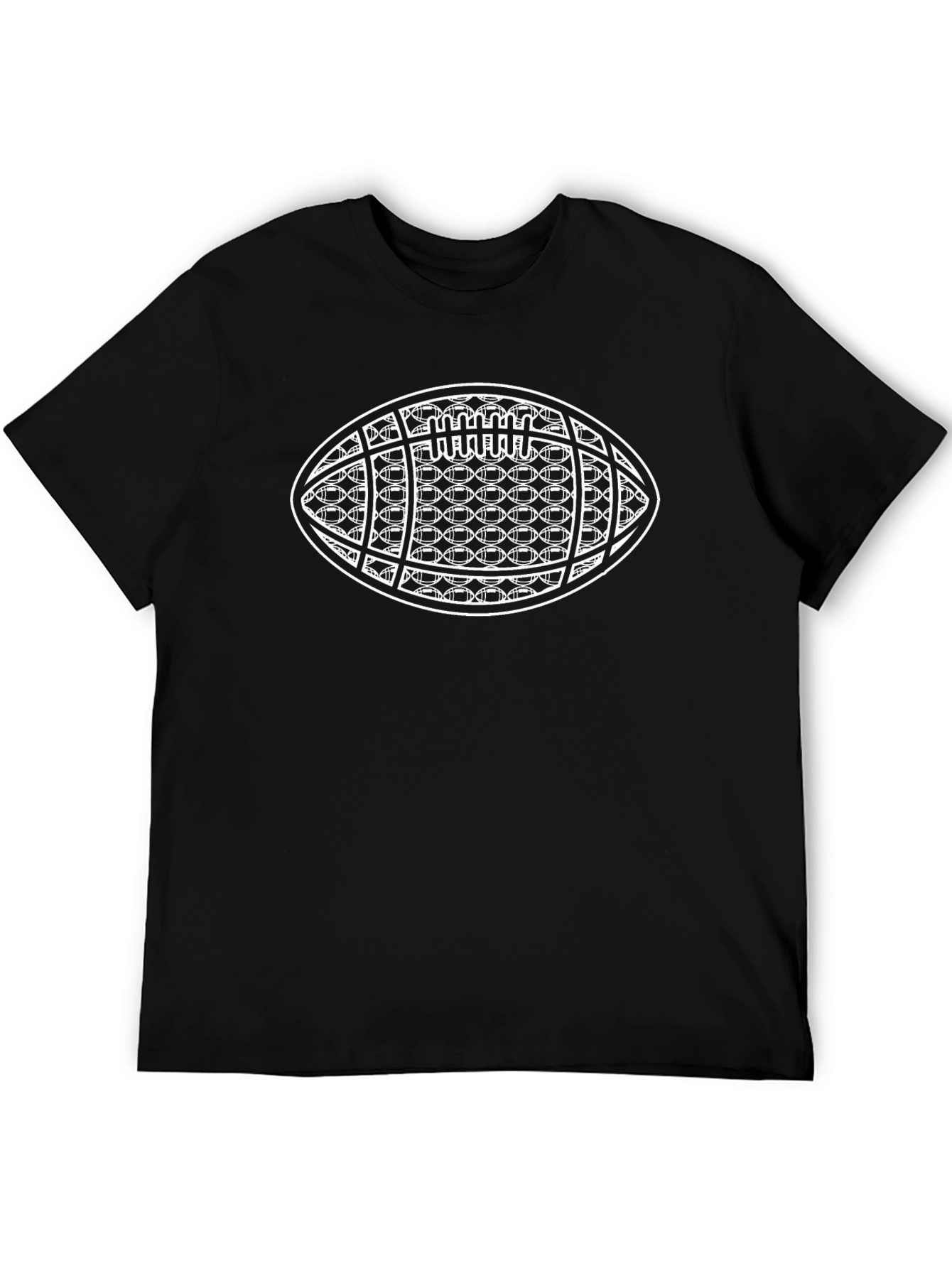 Football Graphic Black Tee