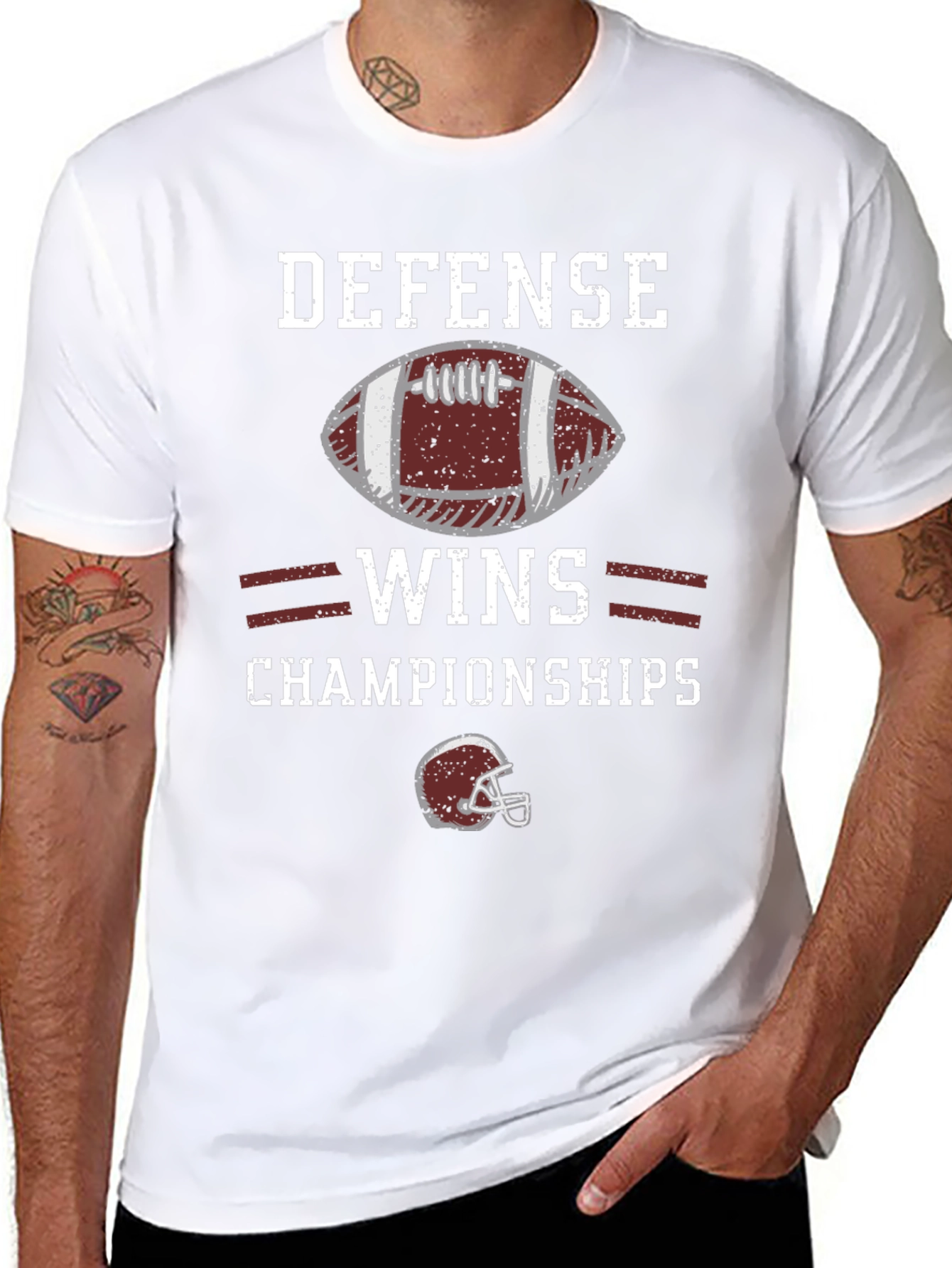 Defense Wins Championships Graphic T-Shirt