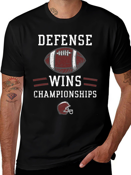 Defense Wins Championships Graphic T-Shirt