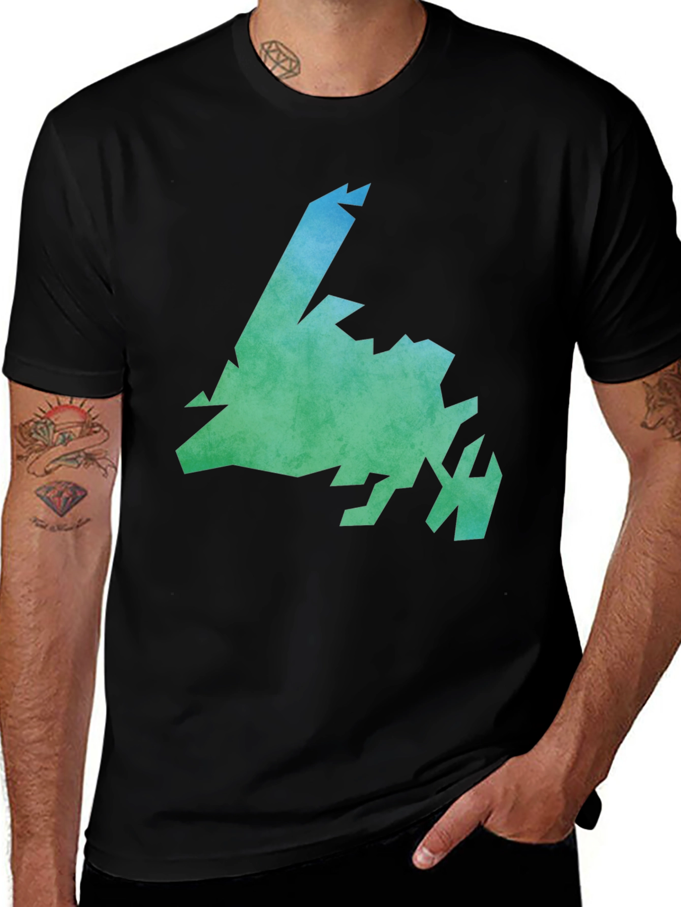 Newfoundland & Labrador Graphic Tee - Black